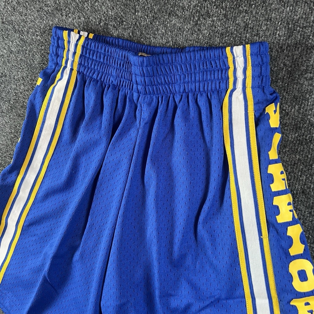 Mitchell & Ness NBA Road Swingman Shorts Golden State Warriors 81-82 Men's Small